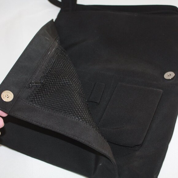 HOBO Shoulder Bag Black Nylon - Picture 3 of 9